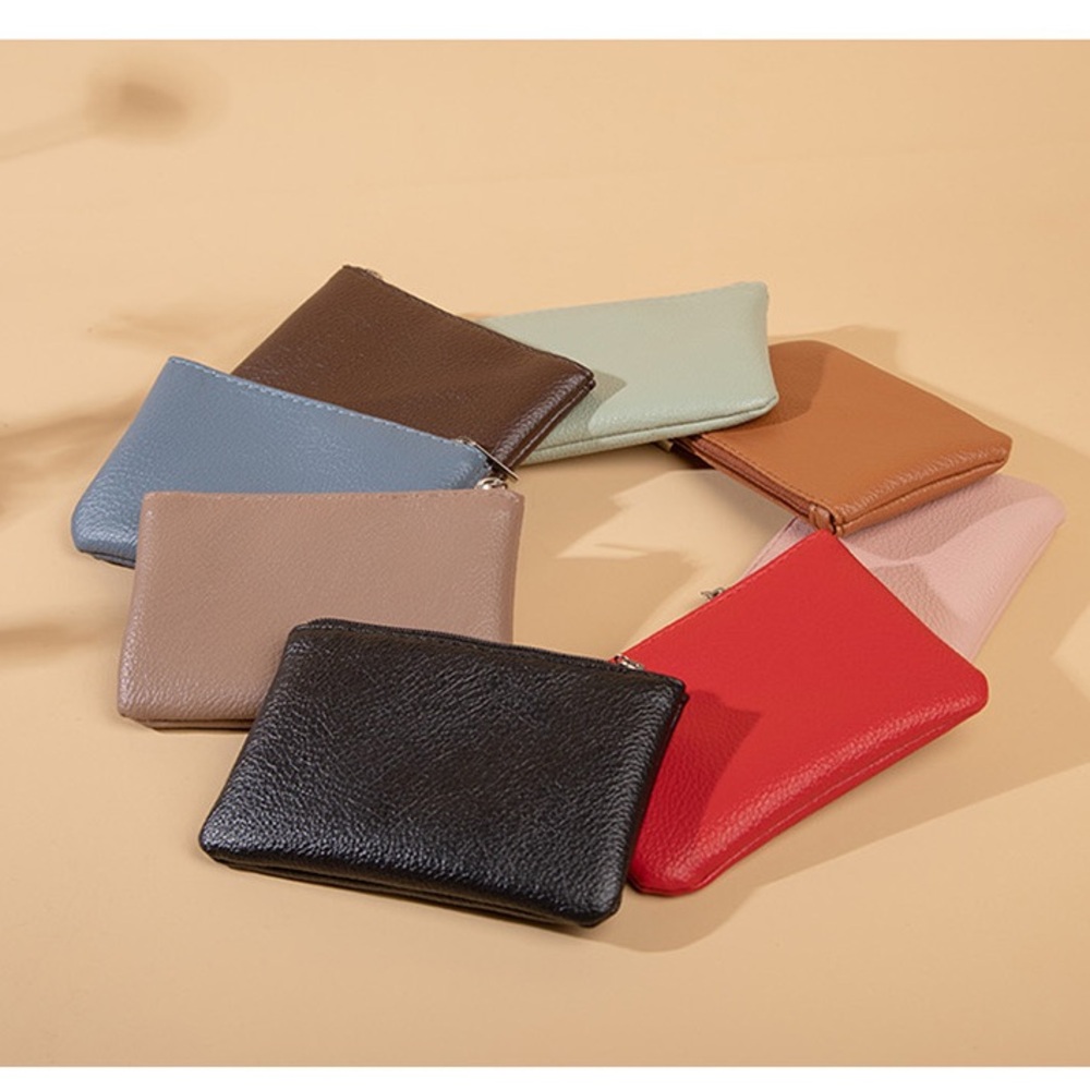 Stylish Leather Cosmetic Pouch Set